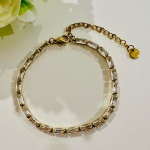 Baguette stone Tennis Bracelet
